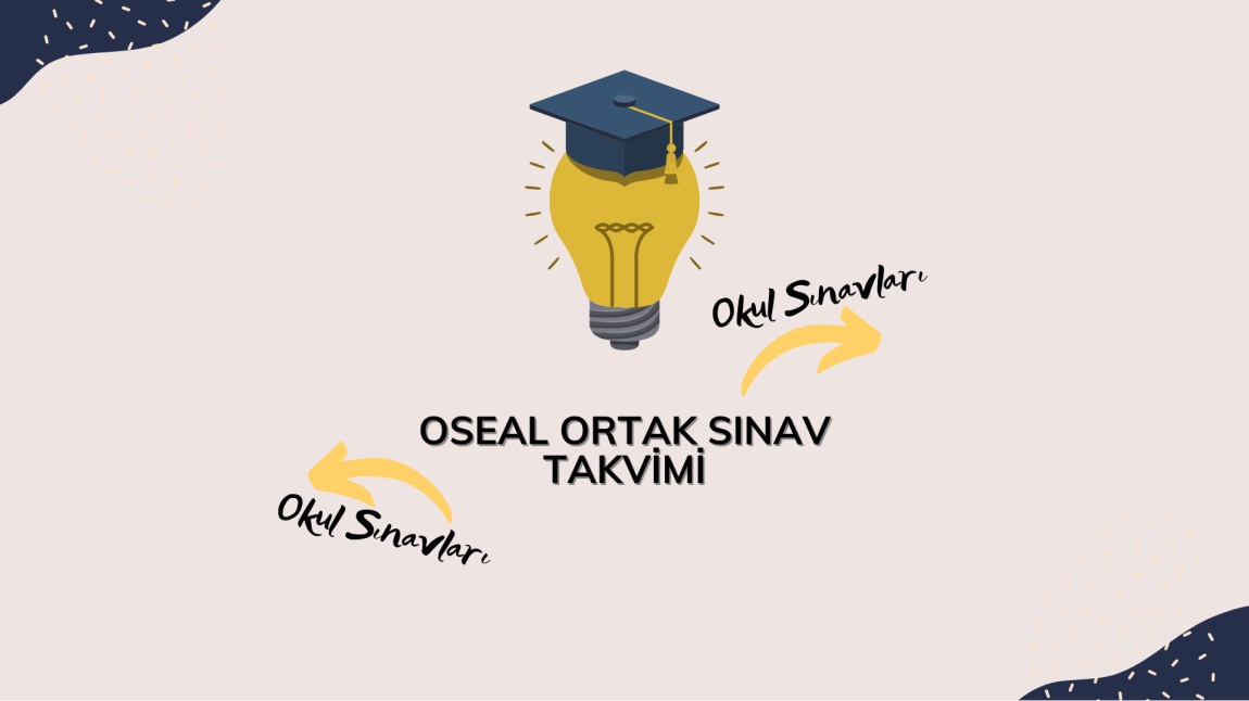 1. Dönem 1. Ortak Sınav Takvimi